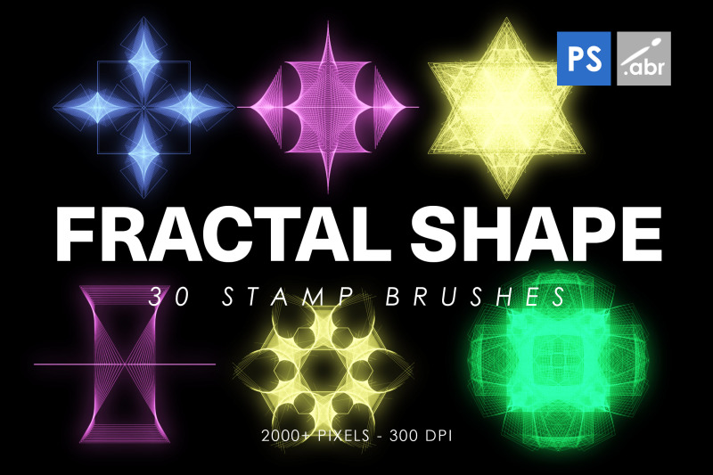 30-fractal-shape-stamp-brushes