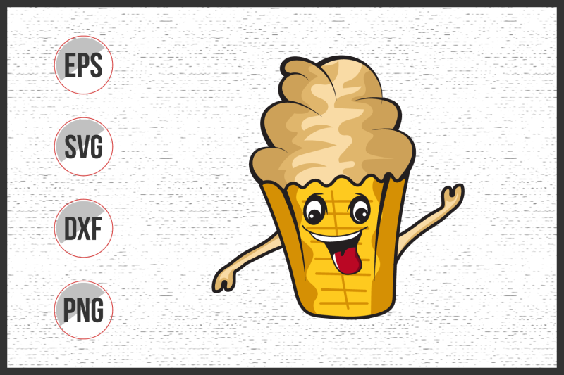 funny-ice-cream-vector-svg-illustration