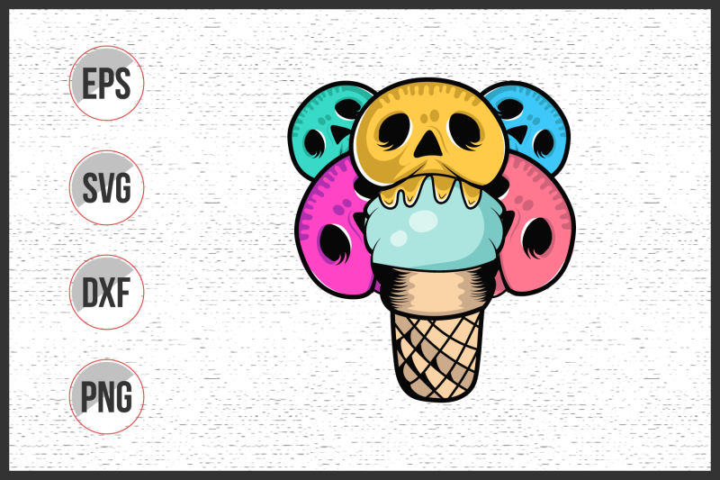 funny-ice-cream-vector-svg-illustration