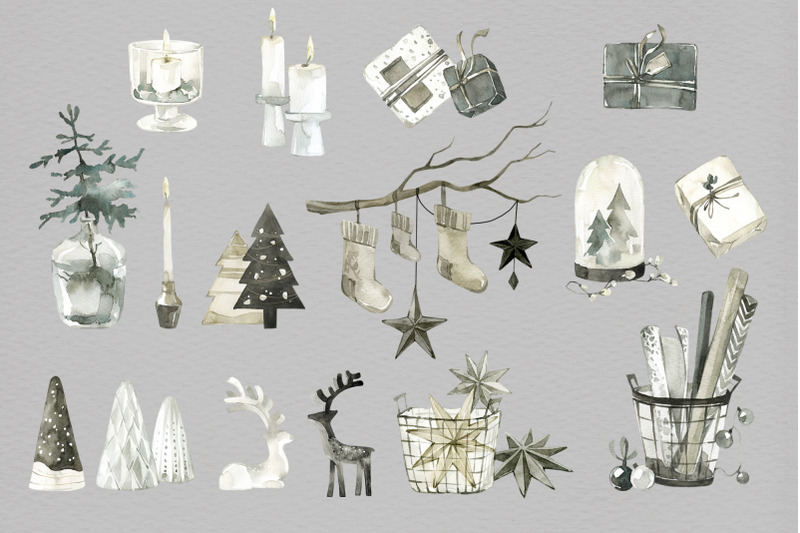christmas-holidays-home-decoration-watercolor-png-clipart