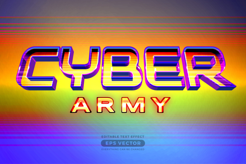 cyber-army-editable-text-effect-style-with-vibrant-theme-concept-for-t
