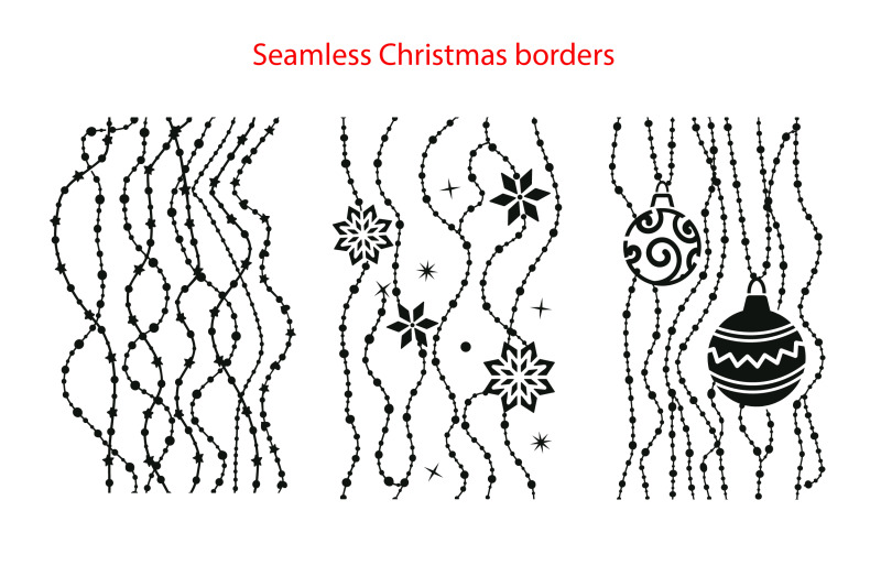 seamless-christmas-beads-stencil-border