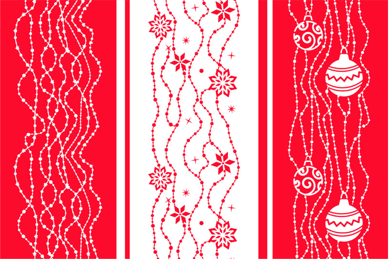 seamless-christmas-beads-stencil-border