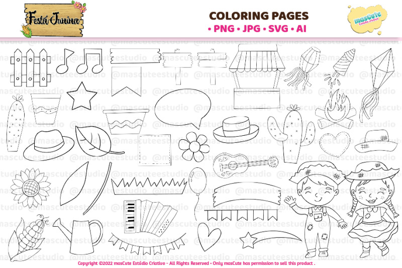 festa-junina-coloring-pages-svg-bundle