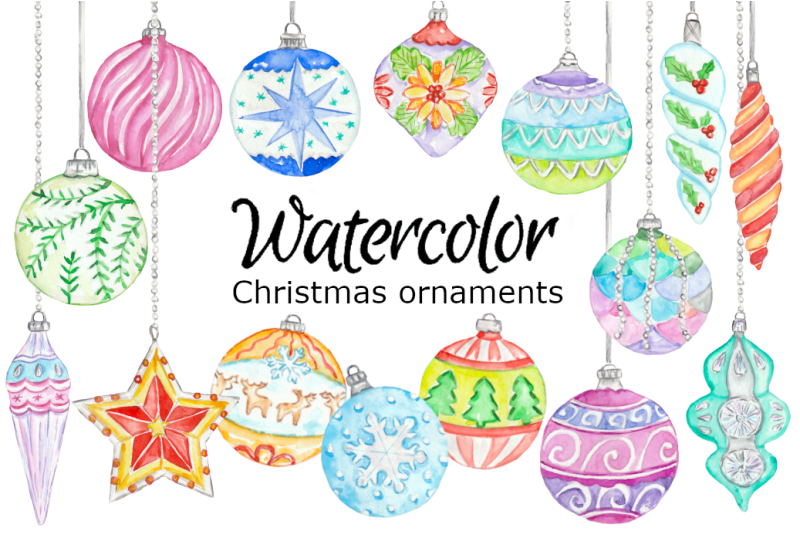 christmas-ornaments-watercolor-clipart