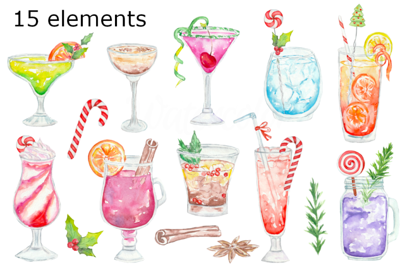 christmas-drinks-watercolor-clipart