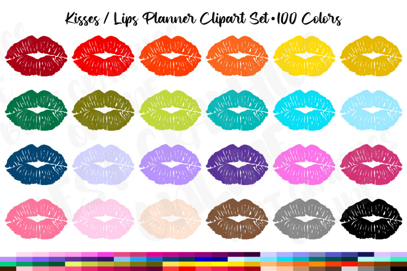 kiss-lips-valentines-clipart-colorful-kisses-planner-clipart