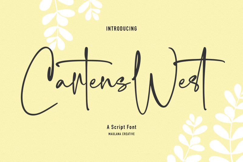 cartens-west-script-font