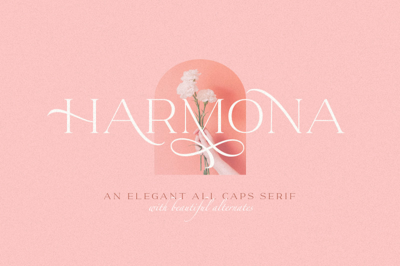 harmona-elegant-all-caps-serif