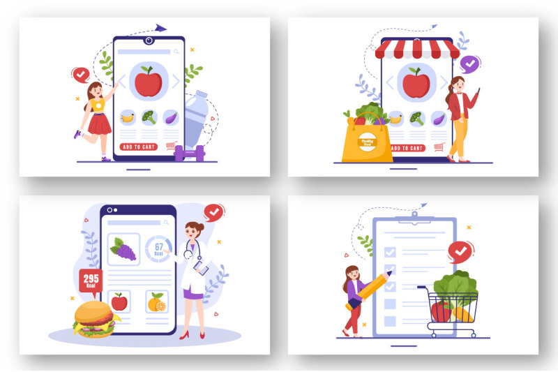 10-nutrition-store-flat-illustration