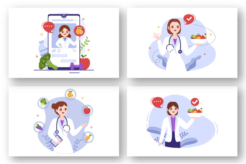 10-nutrition-store-flat-illustration