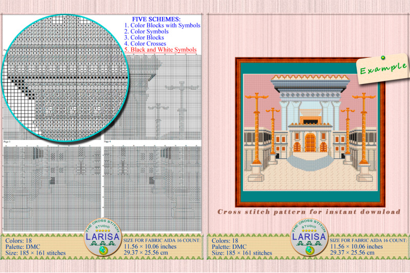 herods-temple-cross-stitch-pattern-nicanor-gate-in-jerusalem