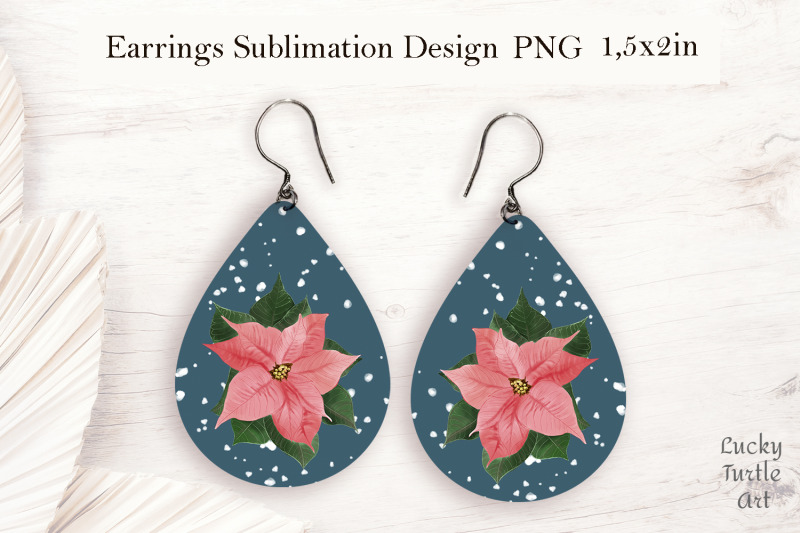 christmas-poinsettia-teardrop-earrings-sublimation-design