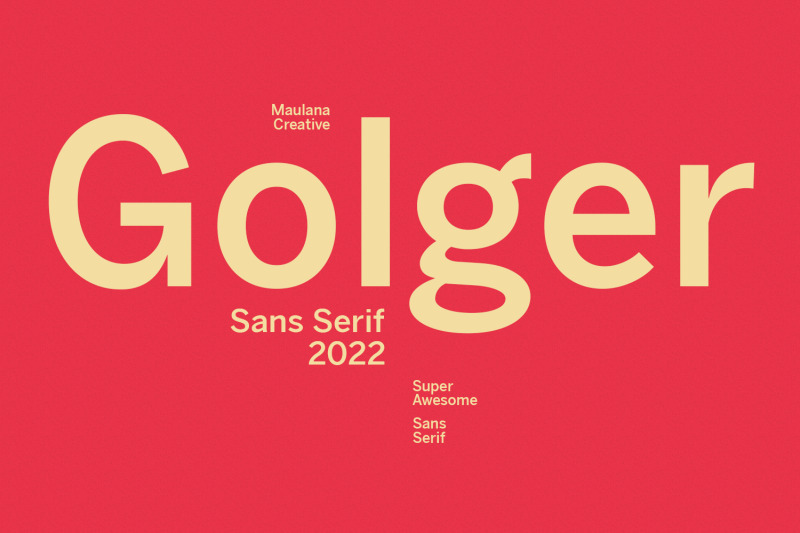 golger-sans-serif-font