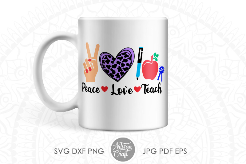 peace-love-teach-svg-peace-love-png-teach-clipart-leopard-print