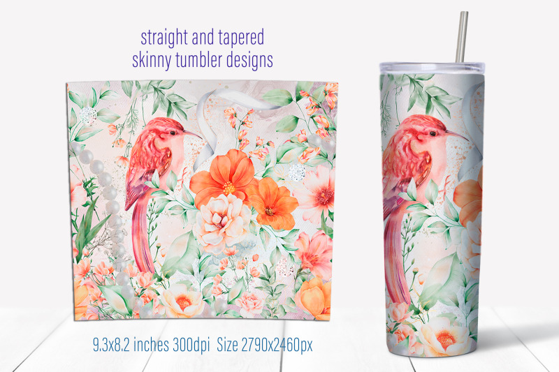 floral-garden-tumbler-sublimation-png-spring-tumbler-design