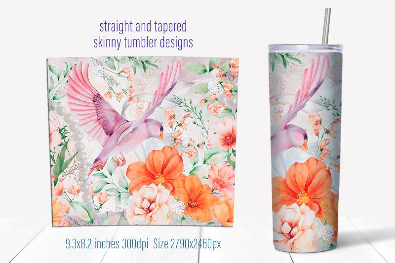 floral-garden-tumbler-sublimation-png-spring-tumbler-design