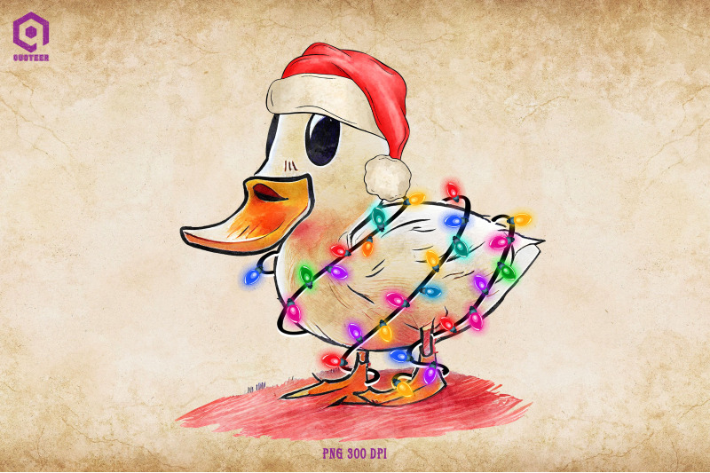 duck-christmas-tree-lights