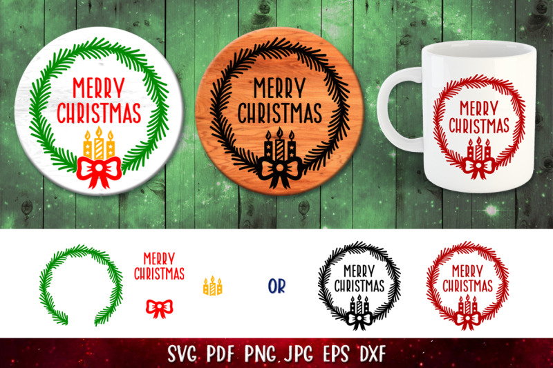 merry-christmas-quote-bundle-svg-christmas-round-sign-svg