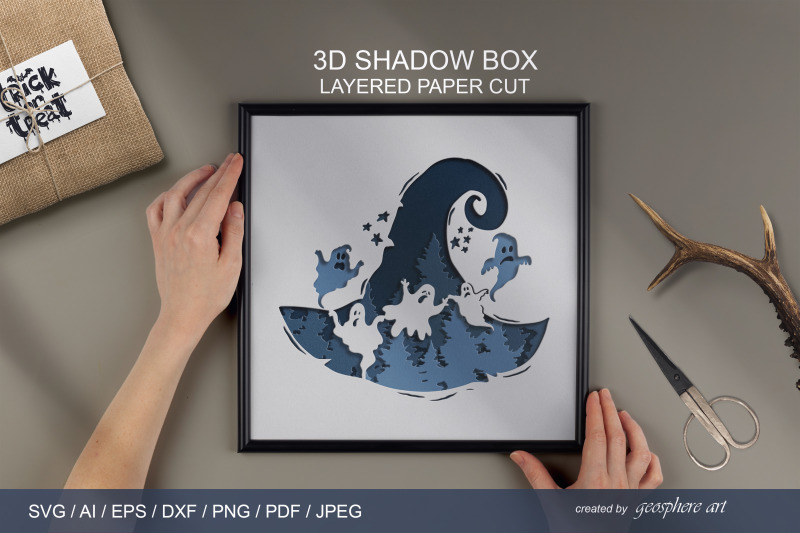 halloween-witch-hat-3d-layered-papercut-svg-shadow-box