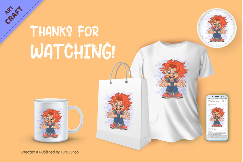 halloween-mascot-chucky-doll-t-shirt