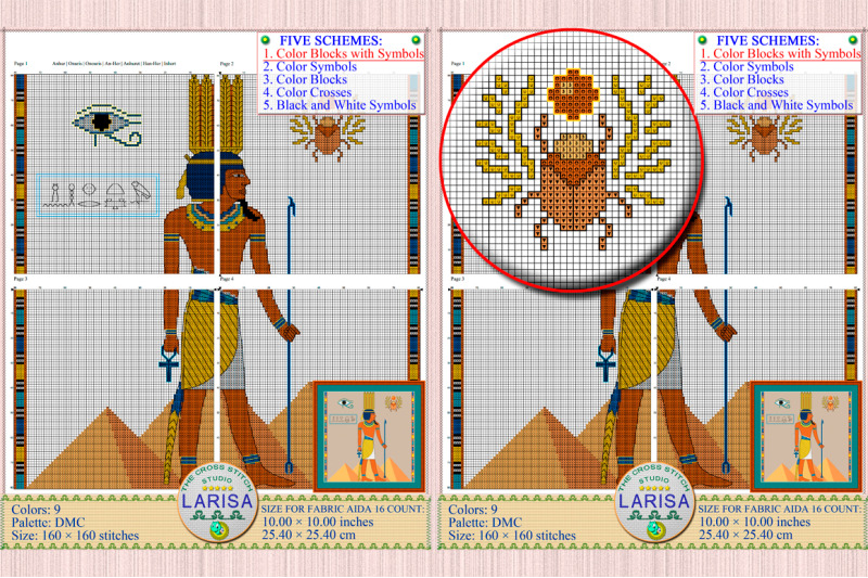 anhur-cross-stitch-pattern-god-of-war-egyptian-god
