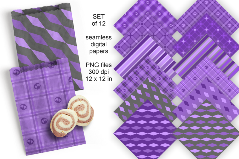 seamless-halloween-digital-papers-in-purple