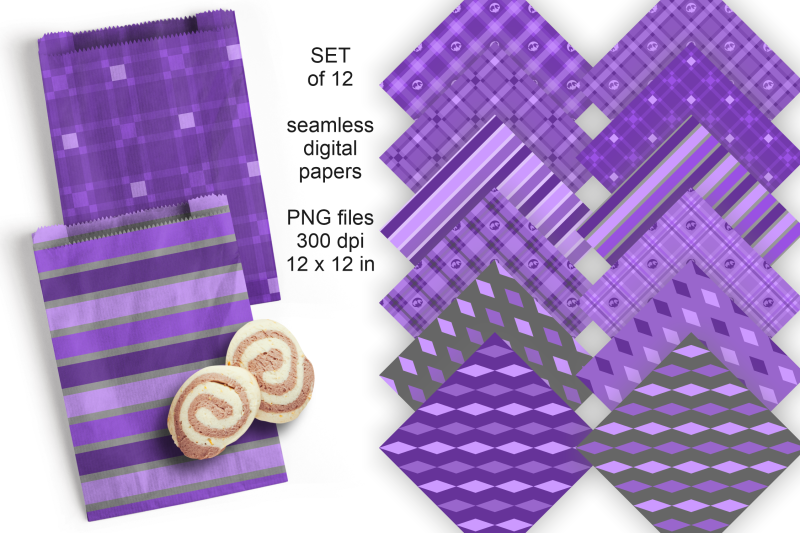 seamless-halloween-digital-papers-in-purple