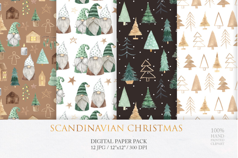 watercolor-christmas-digital-papers-pack