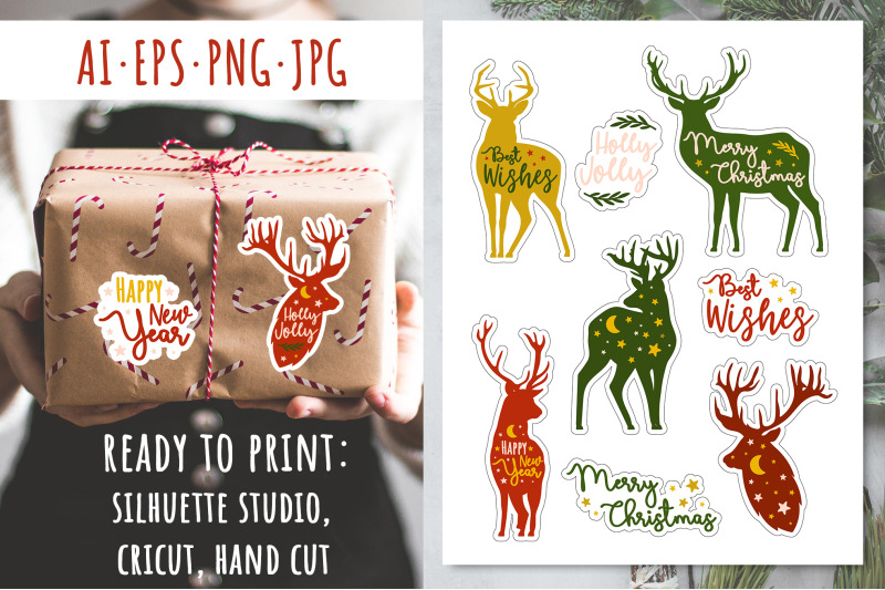 christmas-stickers-reindeer-stickers-christmas-quotes