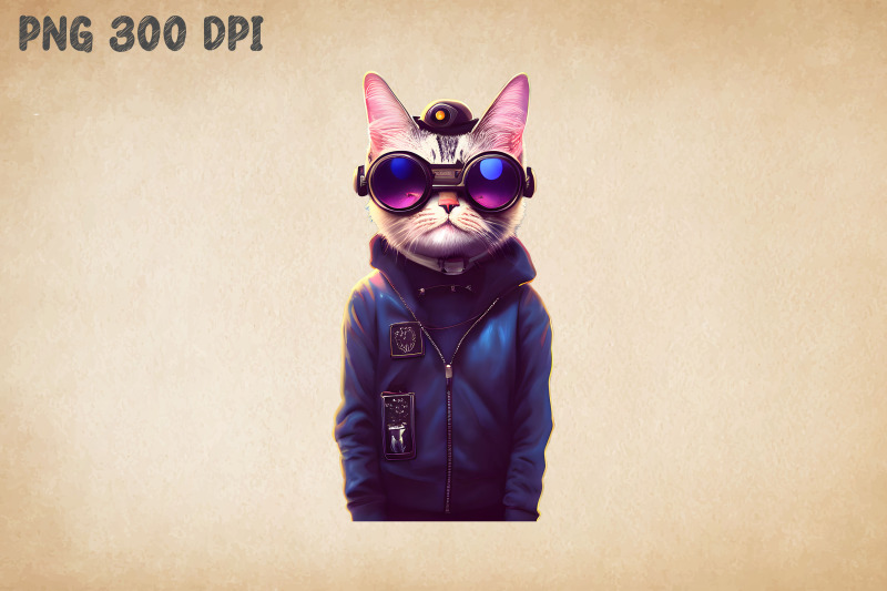 cyberpunk-police-cat