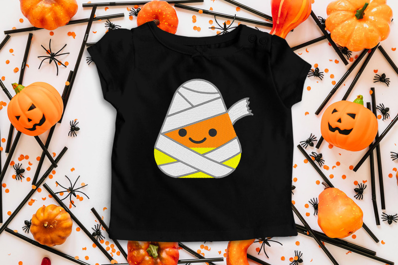 halloween-candy-corn-mummy-embroidery