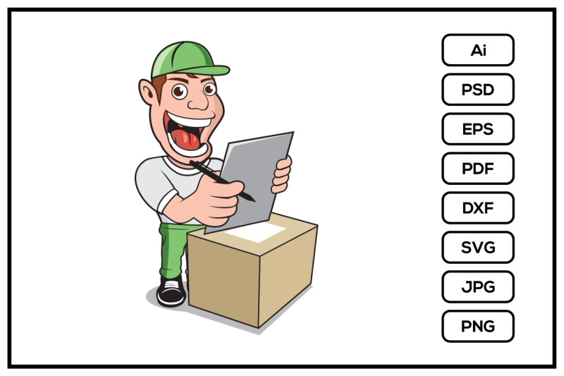 funny-delivery-worker-smiling-design-illustration