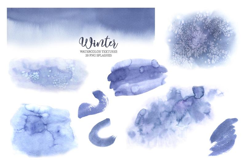 watercolor-blue-winter-textures-clipart