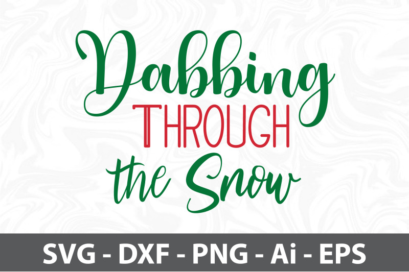 dabbing-through-the-snow-svg