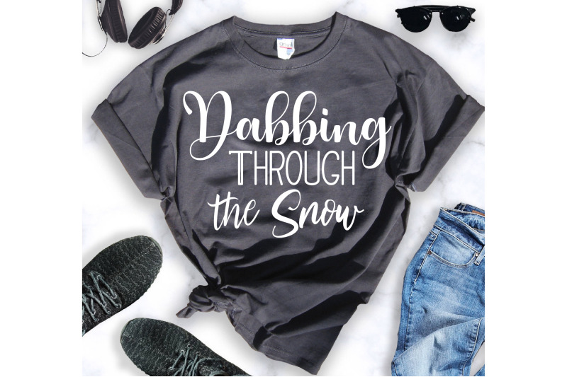 dabbing-through-the-snow-svg