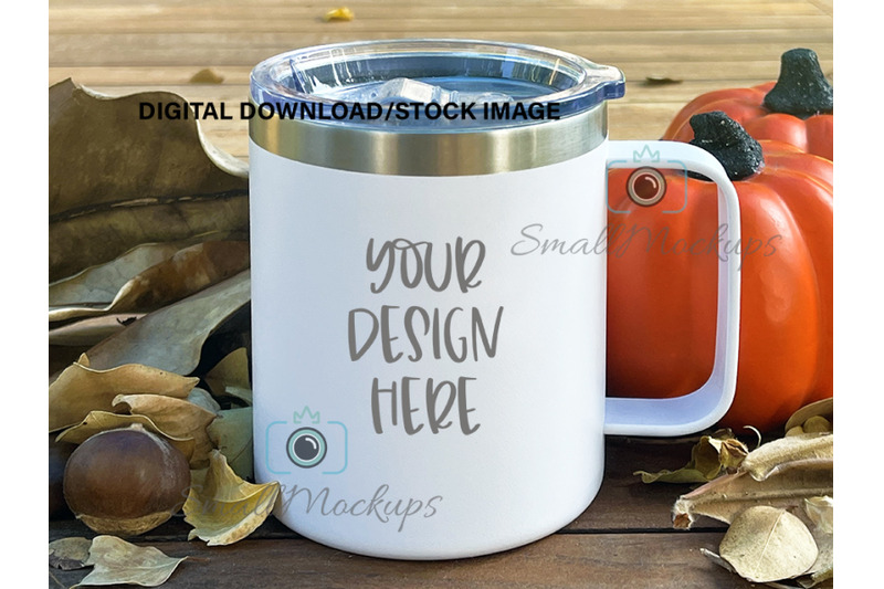 travel-mug-with-lid-mockup-rustic-fall-mockup-thanksgiving-mockup