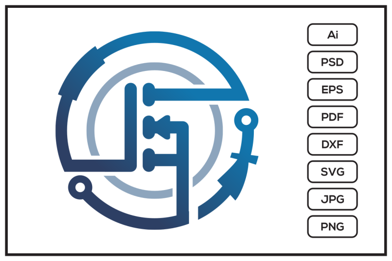 electronic-logo-design-illustration