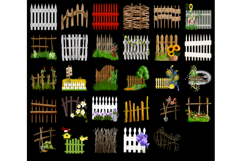 200-fence-bench-path-gate-transparent-png-photoshop-overlays