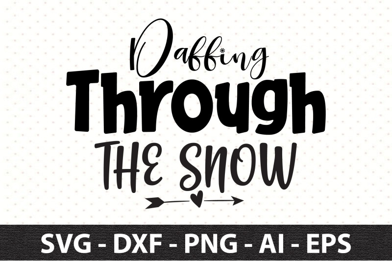 dabbing-through-the-snow-svg