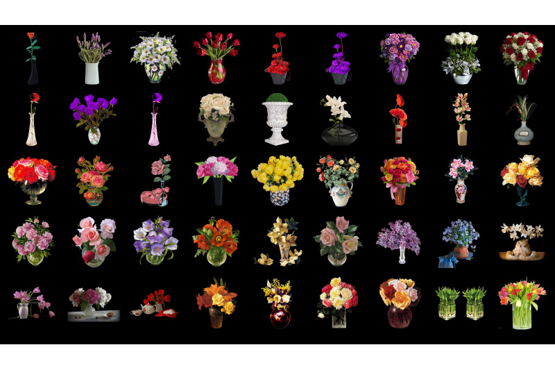 300-flowers-vases-pots-transparent-png-photoshop-overlays-backgrounds