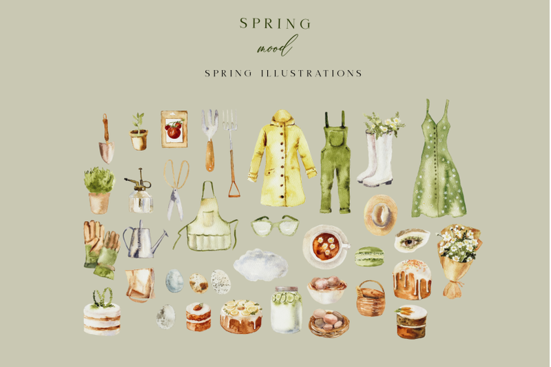 spring-mood-watercolor-bundle-set-clipart-png