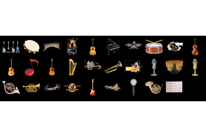 750-music-instruments-transparent-png-photoshop-overlays-backgrounds