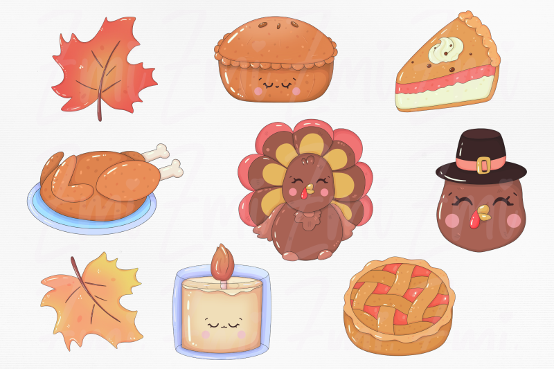 kawaii-thanksgiving-png-bundle