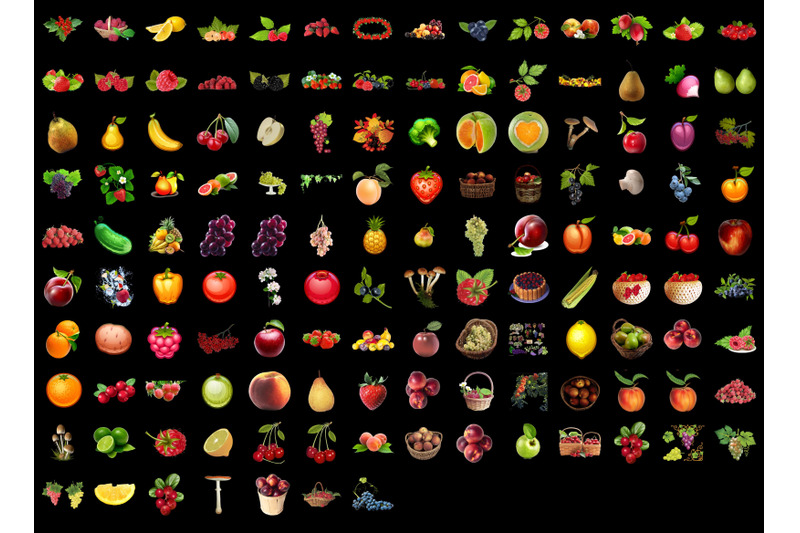 1500-fruits-transparent-png-photoshop-overlays-backgrounds