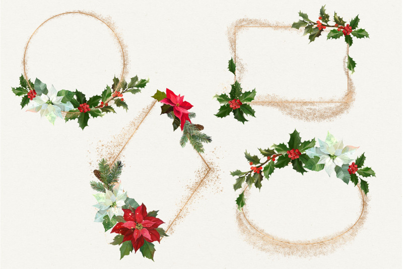 christmas-floral-frames-png-winter-flowers-garlands