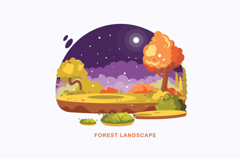 forest-landscape-vector-illustration