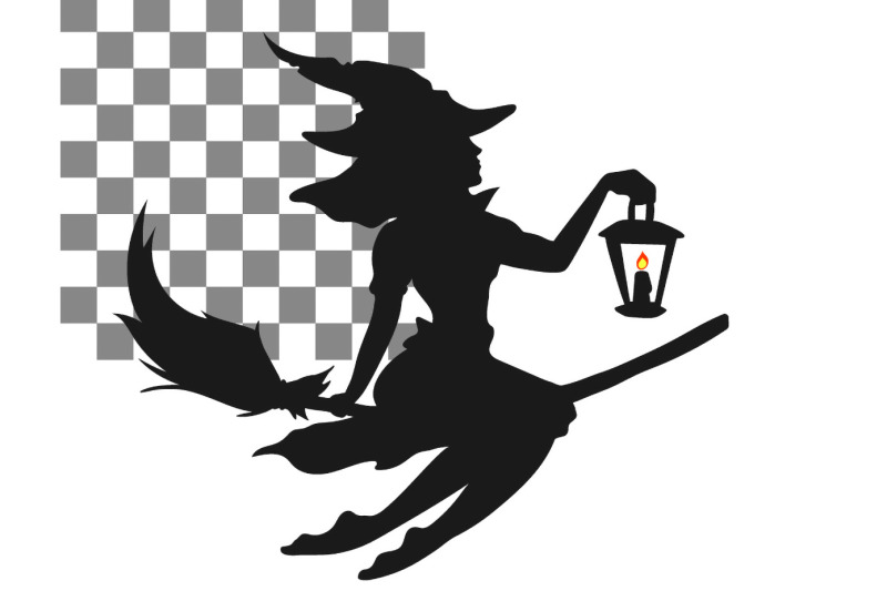 silhouette-of-witch-flying-on-a-boom
