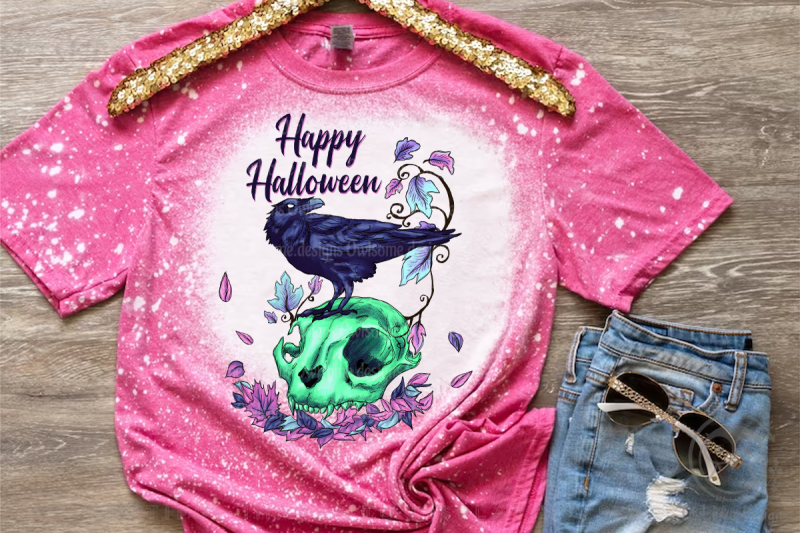 raven-halloween-sublimation-design