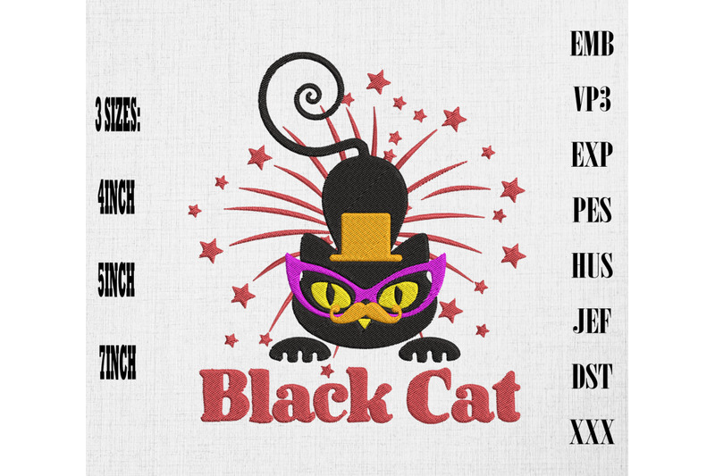 black-cat-fireworks-halloween-embroidery